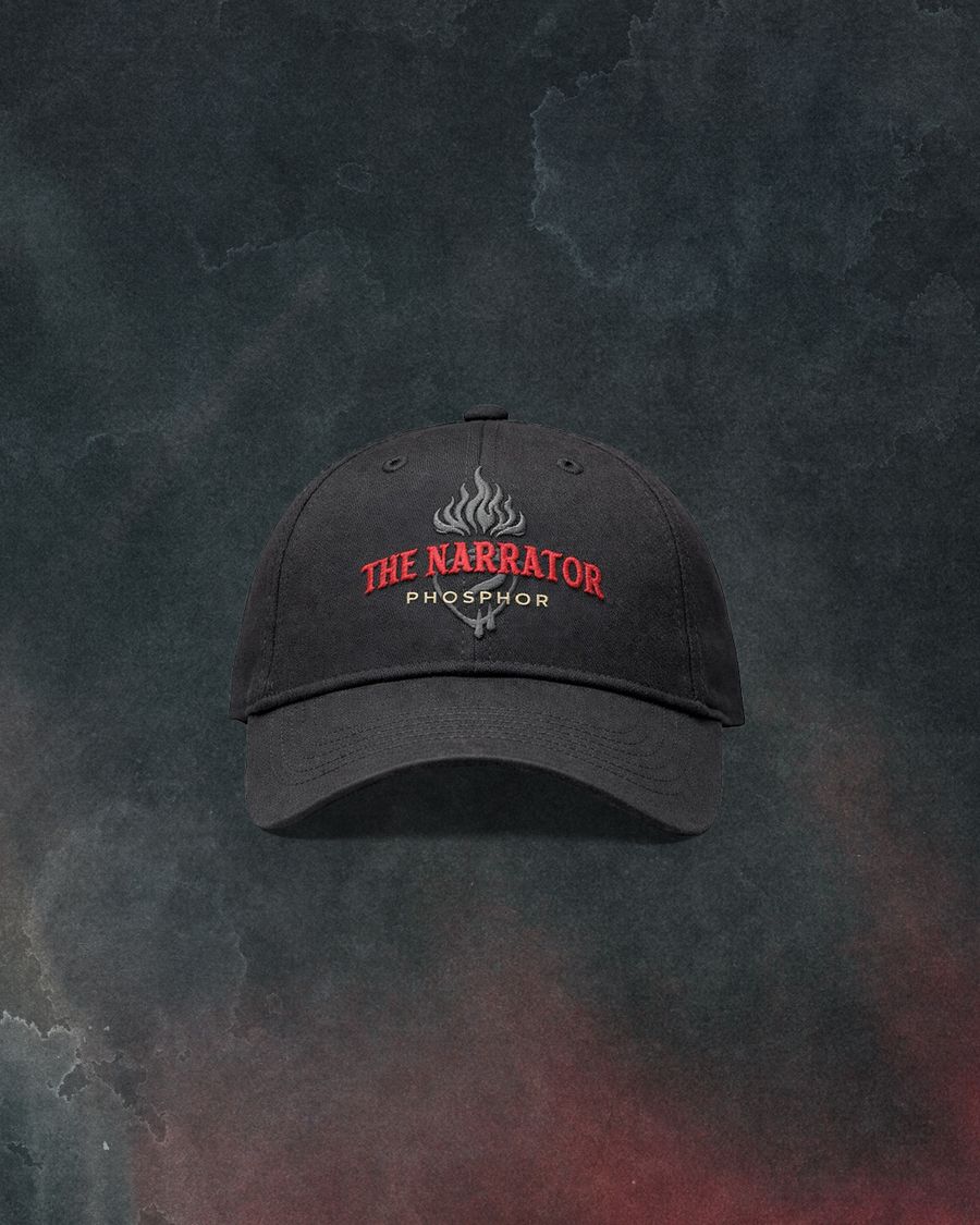 Phosphor embroidered cap